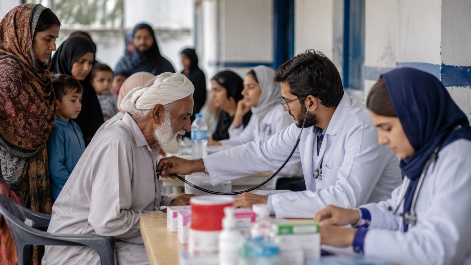 Doctor at Free Medical Camp